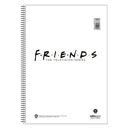 ΤΕΤΡΑΔΙΟ ΜΟΝΟ ΣΠΙΡΑΛ FRIENDS V1 - Image 3