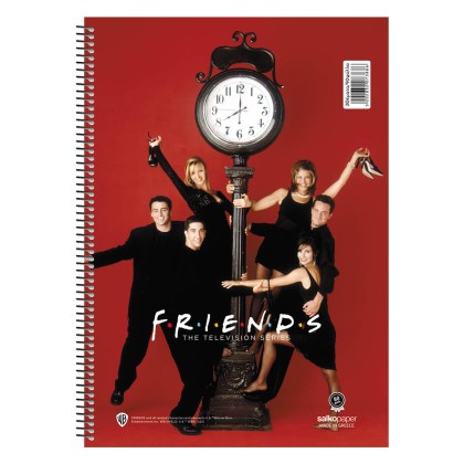 ΤΕΤΡΑΔΙΟ ΜΟΝΟ ΣΠΙΡΑΛ FRIENDS V2 - Image 4