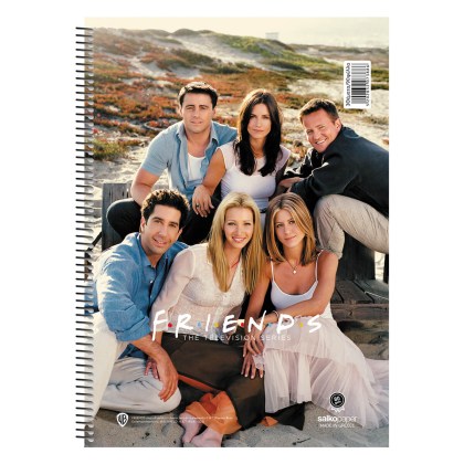 ΤΕΤΡΑΔΙΟ ΜΟΝΟ ΣΠΙΡΑΛ FRIENDS V2 - Image 2
