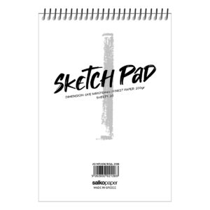 ΤΕΤΡΑΔΙΟ – ΜΠΛΟΚ ΣΠΙΡΑΛ SKETCH PAD A5