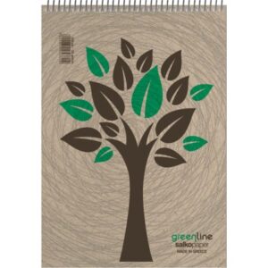 ΜΠΛΟΚ ΣΠΙΡΑΛ 10Χ14CM GREENLINE