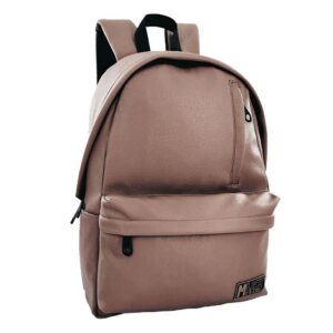 Τσάντα Πλάτης Must Team Croc Taupe 1 Κεντρική Θήκη