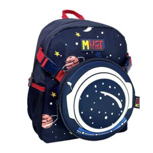 Σχολική Τσάντα Πλάτης Νηπίου Must Team Space 1 Θήκη με αποσπώμενο Τσαντάκι Μέσης και Ώμου