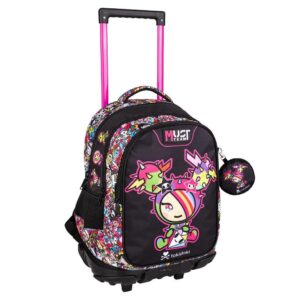 Σχολική Τσάντα Τρόλεϊ Δημοτικού Tokidoki Cactus Must Team 3 Θήκες