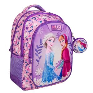 Σχολική Τσάντα Πλάτης Δημοτικού Disney Frozen Sisters Must Team 3 Θήκες